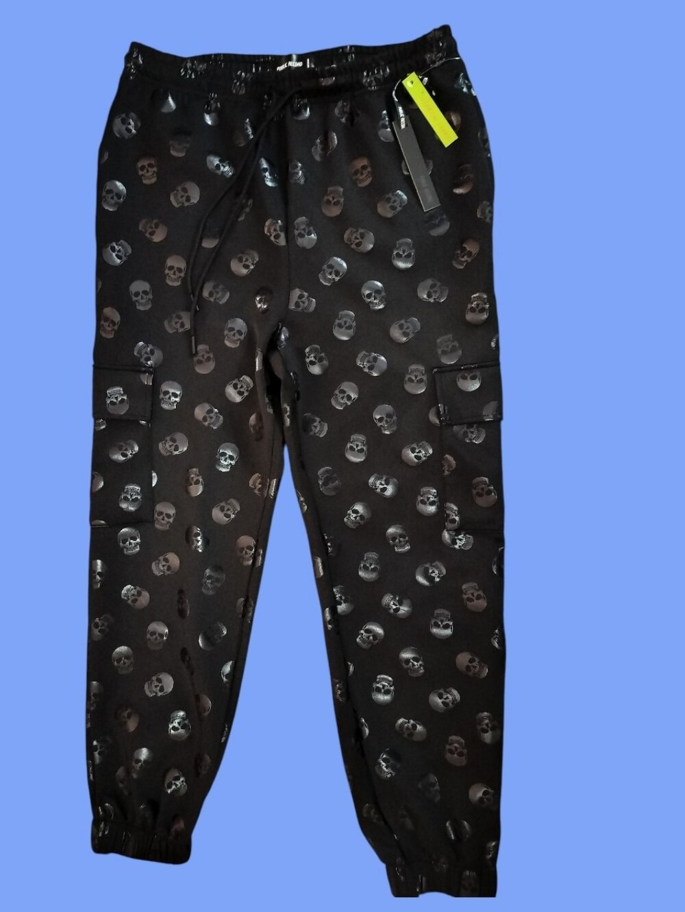 Public Record Men's Skull Print Jogger Pants